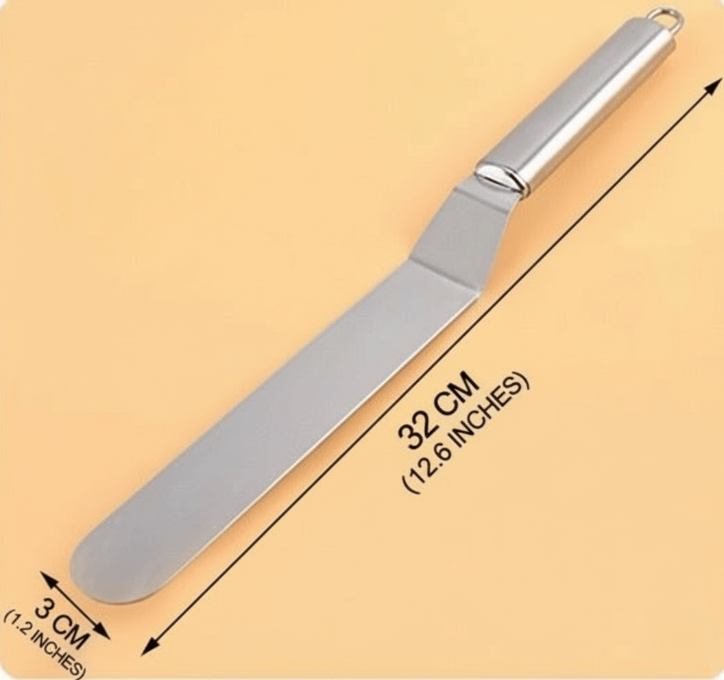 The Southern Atelier – Elegant Stainless Steel Cake Spatula for an Effortless Culinary Masterpiece - The Southern AtelierSKU_1765807312166_836