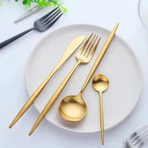 The Southern Atelier – Elegant Stainless Steel Cutlery Set for Stylish Dining Experiences with Timeless Charm - The Southern AtelierSKU_1765807378898_861