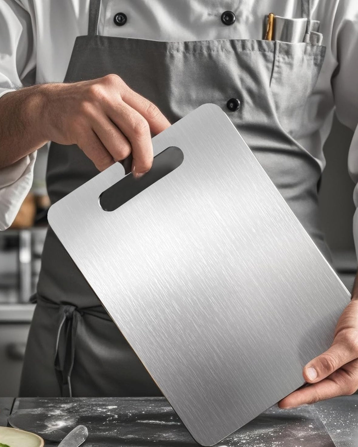 The Southern Atelier – Elegant Stainless Steel Cutting Board for Refined Aesthetics and Exquisite Culinary Experience - The Southern AtelierSKU_1767350226897_178