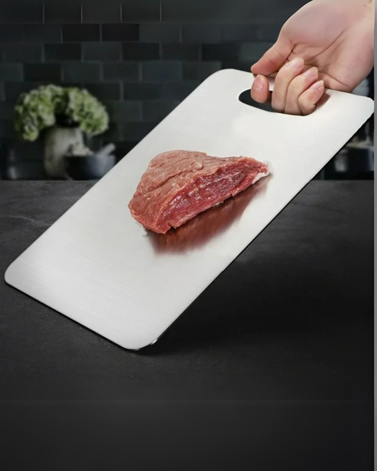 The Southern Atelier – Elegant Stainless Steel Cutting Board for Refined Aesthetics and Exquisite Culinary Experience - The Southern AtelierSKU_1767350226897_178
