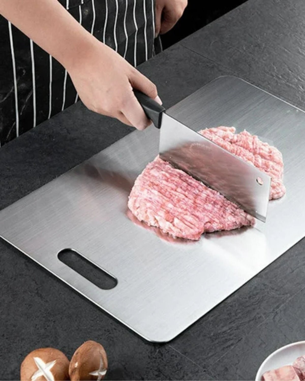 The Southern Atelier – Elegant Stainless Steel Cutting Board for Refined Aesthetics and Exquisite Culinary Experience - The Southern AtelierSKU_1767350226897_178