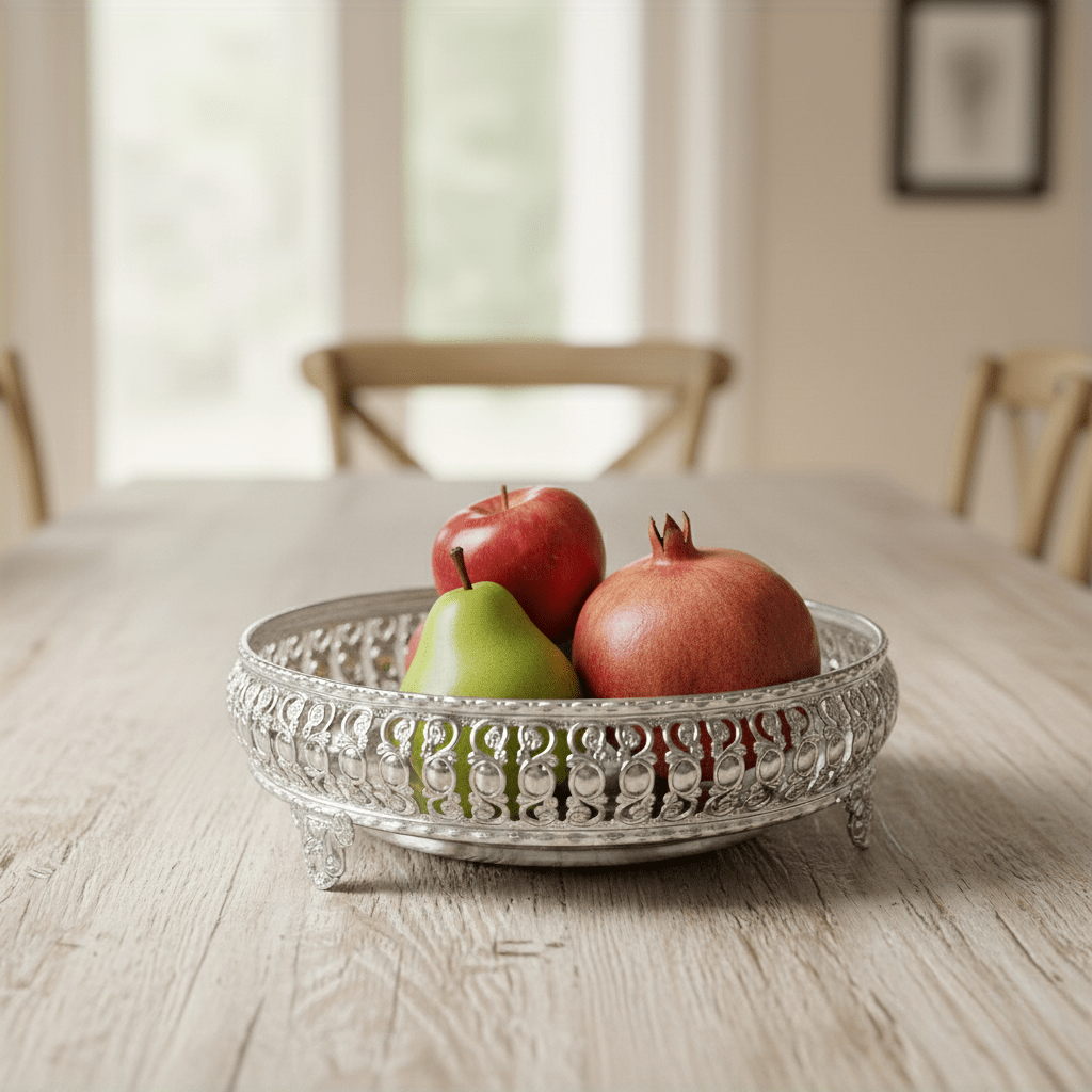 The Southern Atelier – Elegant Stainless Steel Fruit Bowl for a Chic Dining Experience - The Southern AtelierSKU_1763119172405_452