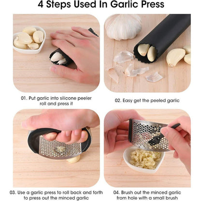 The Southern Atelier – Elegant Stainless Steel Garlic Press for Timeless Spaces - The Southern AtelierSKU_1775909296019_605