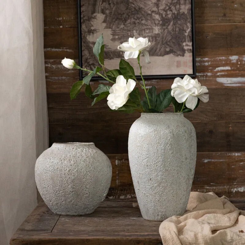 The Southern Atelier – Elegant Textured Ceramic Flower Vase Collection for a Serene Ambiance - The Southern AtelierSKU_1775450085888_660
