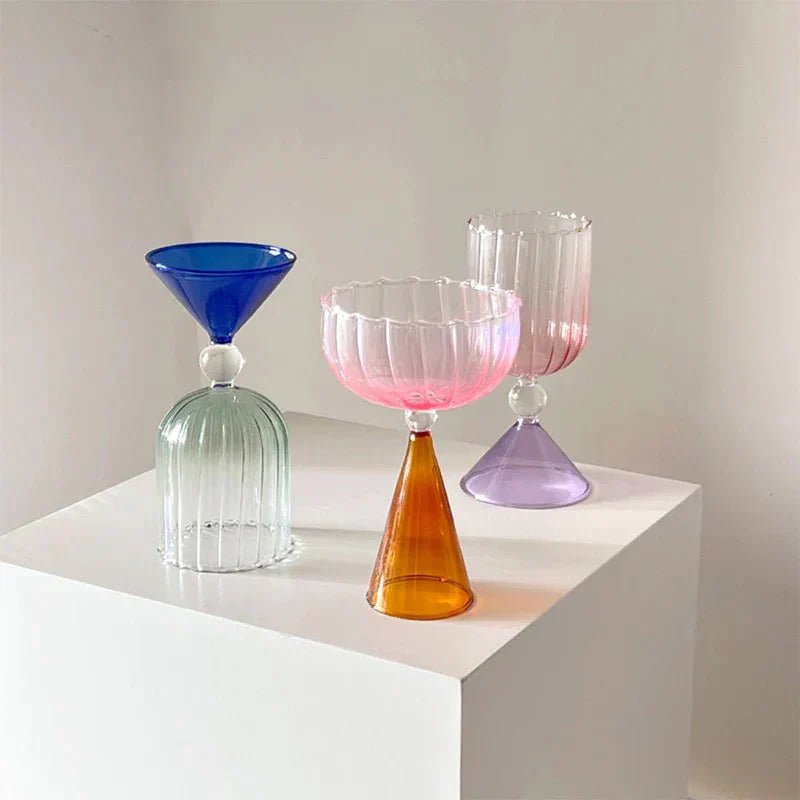The Southern Atelier – Elegant Textured Colourful Cocktail Glasses for Stylish Gatherings - The Southern AtelierSKU_1763119227487_647