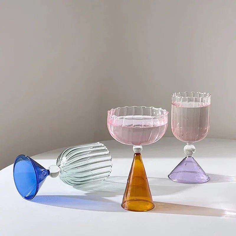 The Southern Atelier – Elegant Textured Colourful Cocktail Glasses for Stylish Gatherings - The Southern AtelierSKU_1763119227487_647