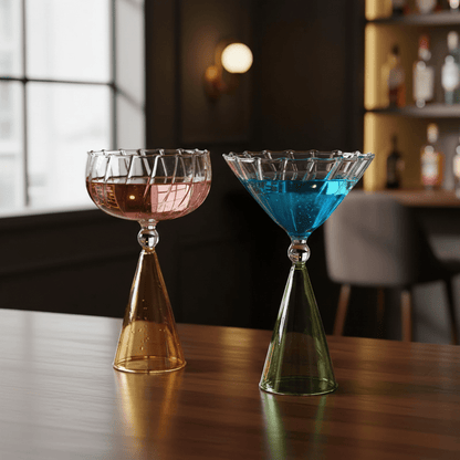 The Southern Atelier – Elegant Textured Colourful Cocktail Glasses for Stylish Gatherings - The Southern AtelierSKU_1763119227487_647