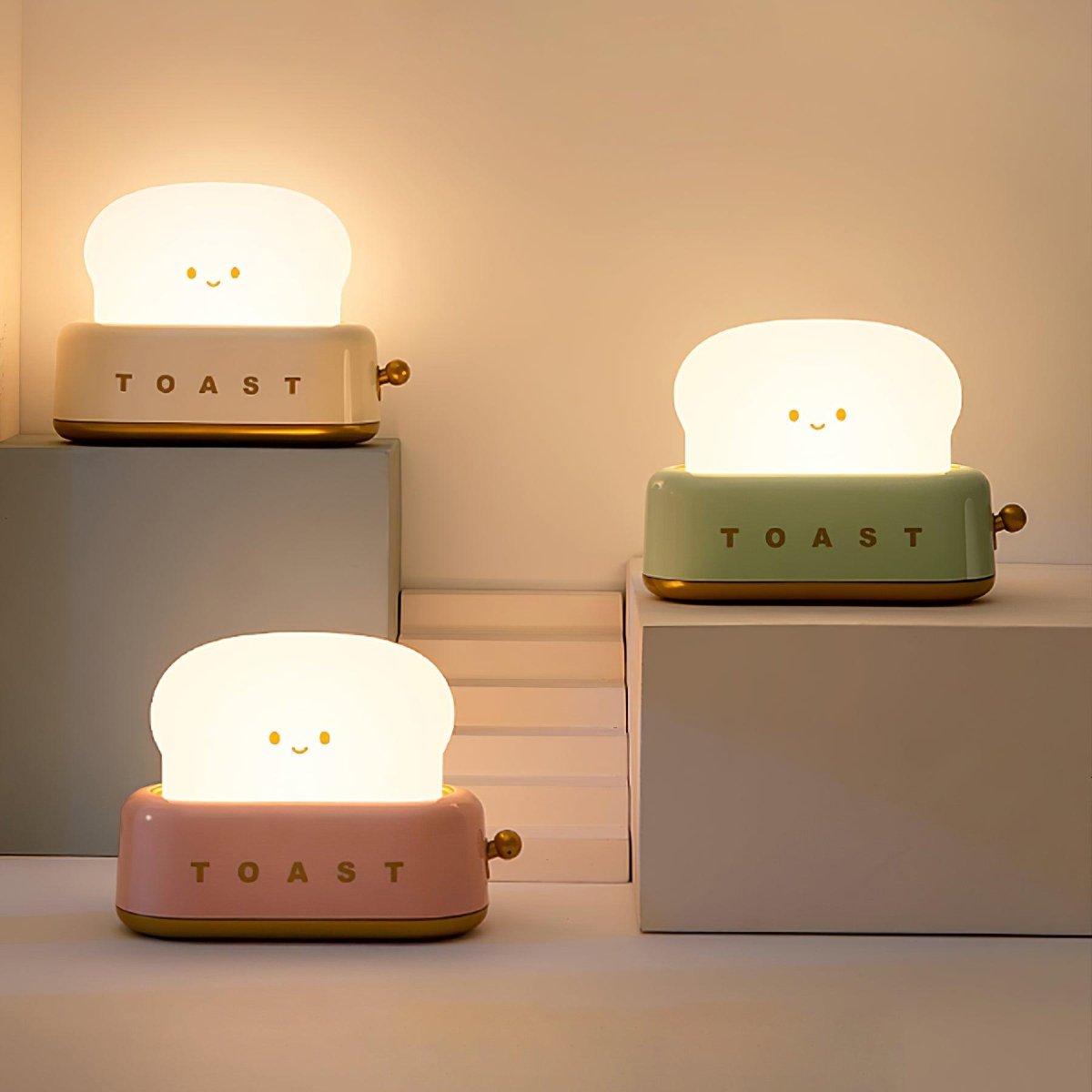 The Southern Atelier – Elegant Toaster Table Lamp in Soft Pastels for a Serene Ambiance - The Southern AtelierSKU_1763119283014_152