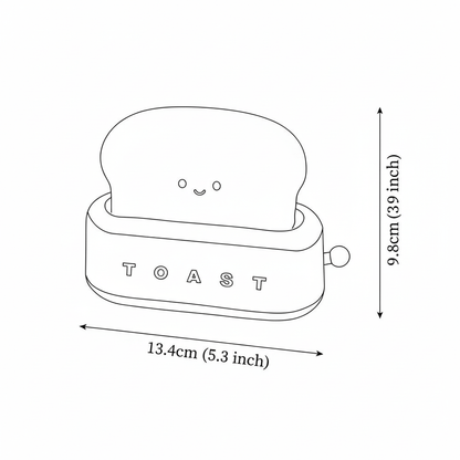 The Southern Atelier – Elegant Toaster Table Lamp in Soft Pastels for a Serene Ambiance - The Southern AtelierSKU_1763119283014_934