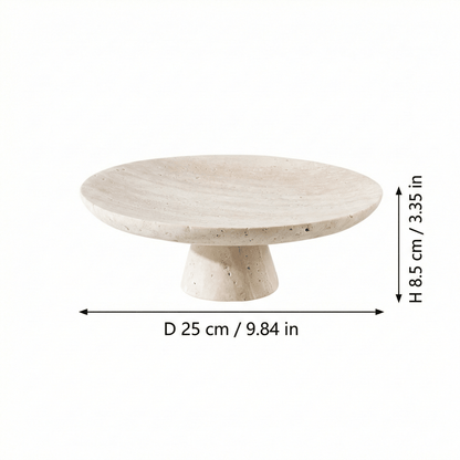 The Southern Atelier – Elegant Travertine Fruit Bowl for Sophisticated Dining Spaces, with Timeless Charm - The Southern AtelierSKU_1769008250835_981