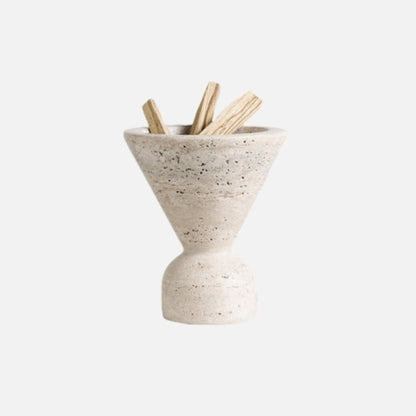 The Southern Atelier – Elegant Travertine Incense Burner for a Serene Ambiance - The Southern AtelierSKU_1774881584500_67
