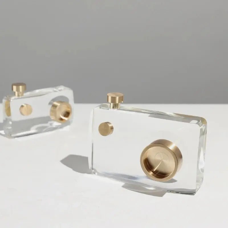 The Southern Atelier – Elegant Vintage Crystal Camera Sculpture for Timeless Spaces - The Southern AtelierSKU_1775909087279_884