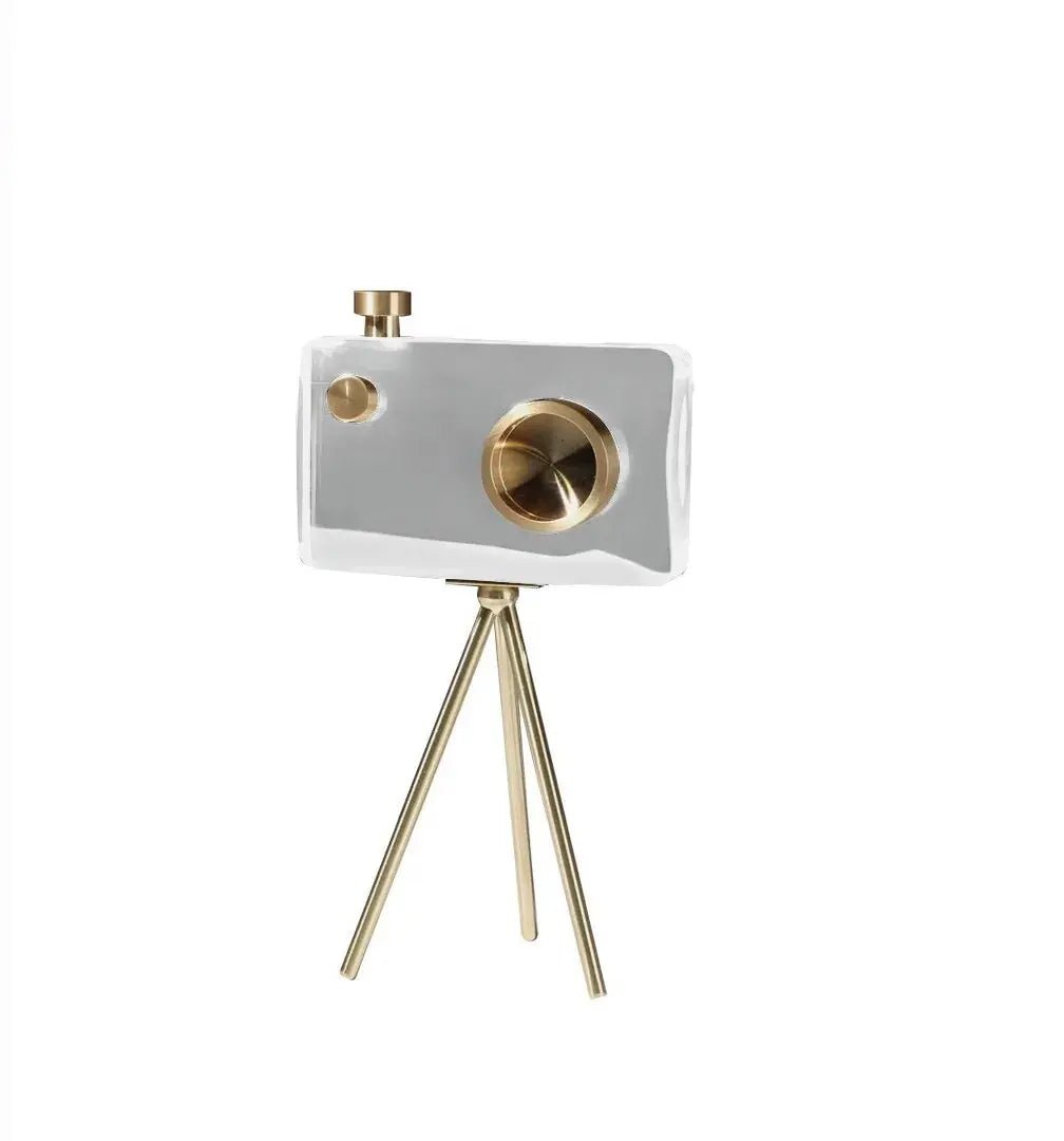 The Southern Atelier – Elegant Vintage Crystal Camera Sculpture for Timeless Spaces - The Southern AtelierSKU_1775909087279_884
