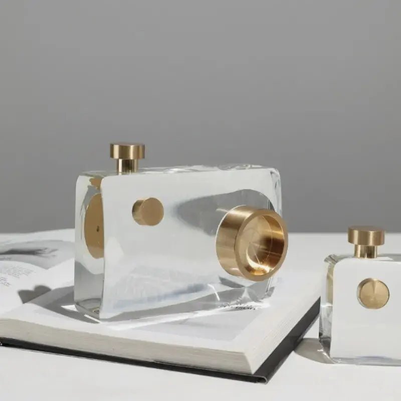 The Southern Atelier – Elegant Vintage Crystal Camera Sculpture for Timeless Spaces - The Southern AtelierSKU_1775909087280_456