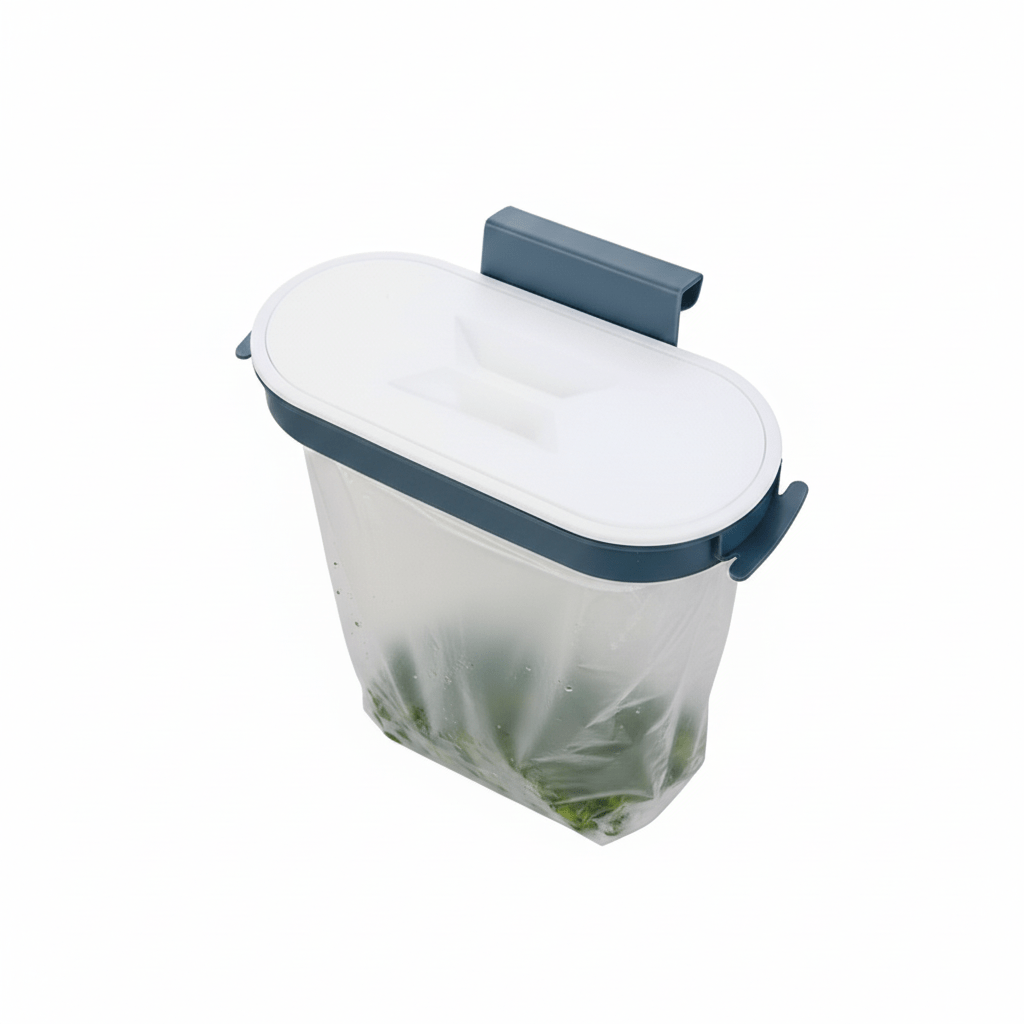The Southern Atelier – Elegant Wall - Mounted Kitchen Bin with Lid for Organised and Neat Counter Space - The Southern AtelierSKU_1766400583044_95