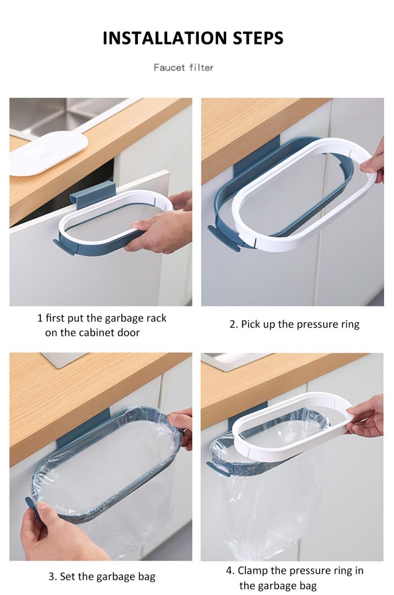 The Southern Atelier – Elegant Wall - Mounted Kitchen Bin with Lid for Organised and Neat Counter Space - The Southern AtelierSKU_1766400583044_95