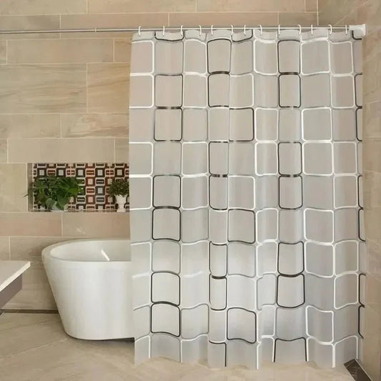 The Southern Atelier – Elegant Waterproof Shower Curtain Liner in PEVA Fabric for Contemporary Bathrooms - The Southern AtelierSKU_1775909482616_255