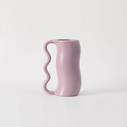 The Southern Atelier – Elegant Wavy Ceramic Vase in Soft Pastel Hues for a Tranquil Atmosphere - The Southern AtelierSKU_1766400548025_599