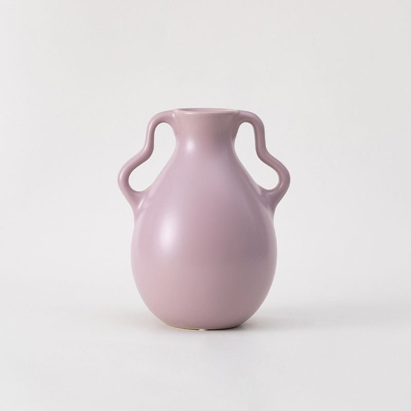 The Southern Atelier – Elegant Wavy Ceramic Vase in Soft Pastel Hues for a Tranquil Atmosphere - The Southern AtelierSKU_1766400548025_685