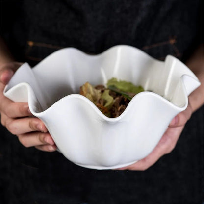 The Southern Atelier – Elegant White Ceramic Bowl for a Sophisticated Table Setting - The Southern AtelierSKU_1775450099259_360