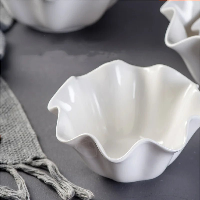 The Southern Atelier – Elegant White Ceramic Bowl for a Sophisticated Table Setting - The Southern AtelierSKU_1775450099259_360