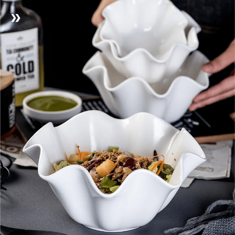 The Southern Atelier – Elegant White Ceramic Bowl for a Sophisticated Table Setting - The Southern AtelierSKU_1775450099259_360