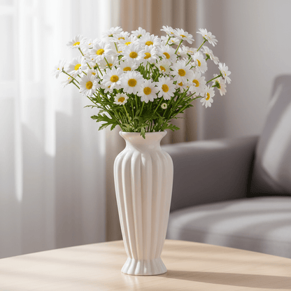 The Southern Atelier – Elegant White Ceramic Vase for Contemporary Spaces with Timeless Charm - The Southern AtelierSKU_1763119028925_196