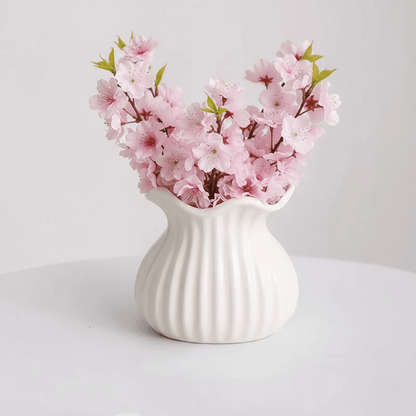 The Southern Atelier – Elegant White Ceramic Vase for Contemporary Spaces with Timeless Charm - The Southern AtelierSKU_1763119028925_320