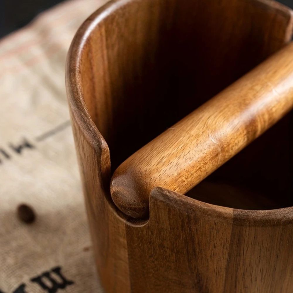 The Southern Atelier – Elegant Wooden Coffee Knock Box for a Refined Morning Ritual - The Southern AtelierSKU_1774883121213_145