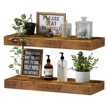The Southern Atelier – Elegant Wooden Floating Shelf for Timeless Spaces - The Southern AtelierSKU_1775909323815_345