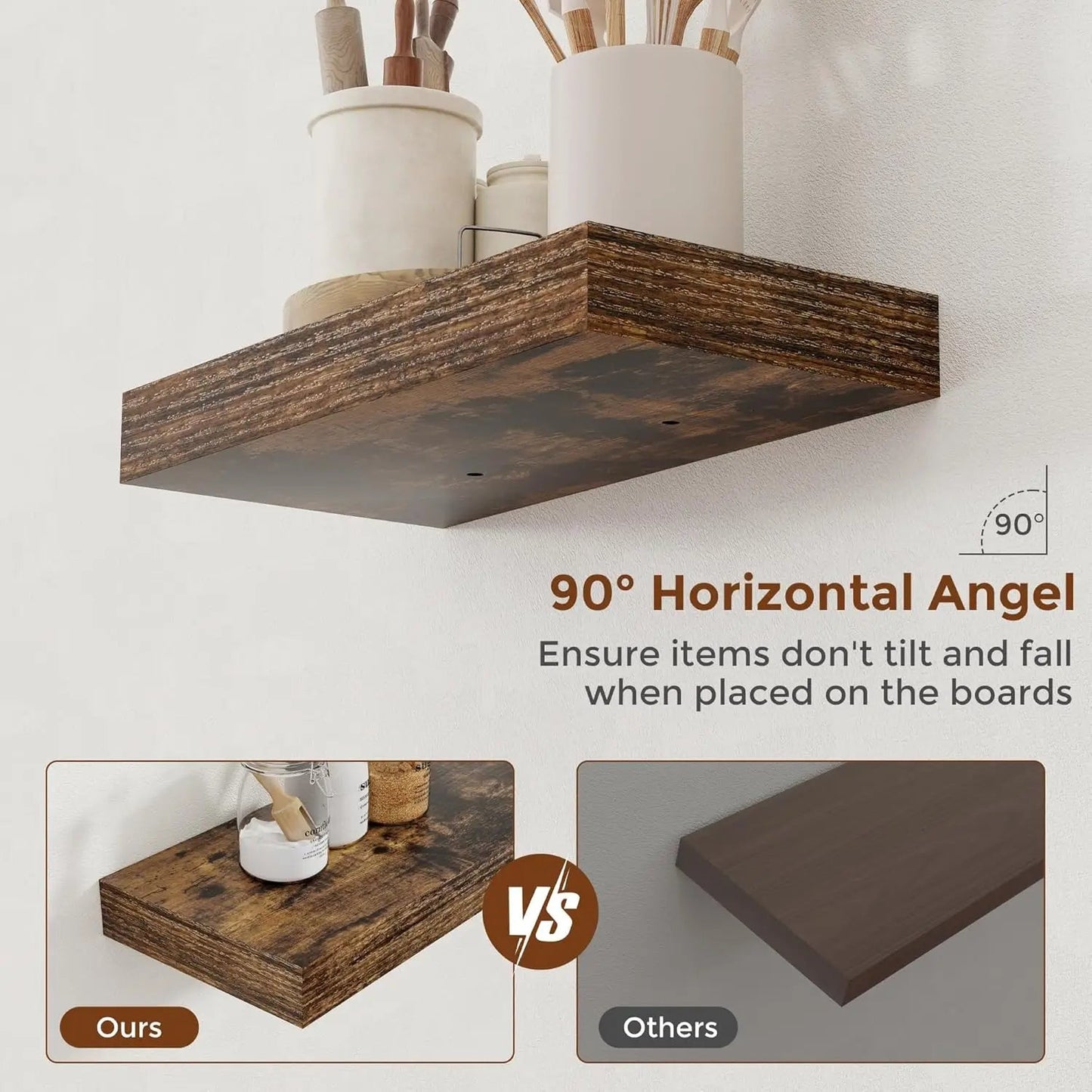 The Southern Atelier – Elegant Wooden Floating Shelf for Timeless Spaces - The Southern AtelierSKU_1775909323815_612