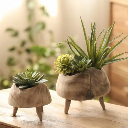 The Southern Atelier – Elegant Wooden Footed Bowl for Timeless Spaces - The Southern AtelierSKU_1775909453661_150