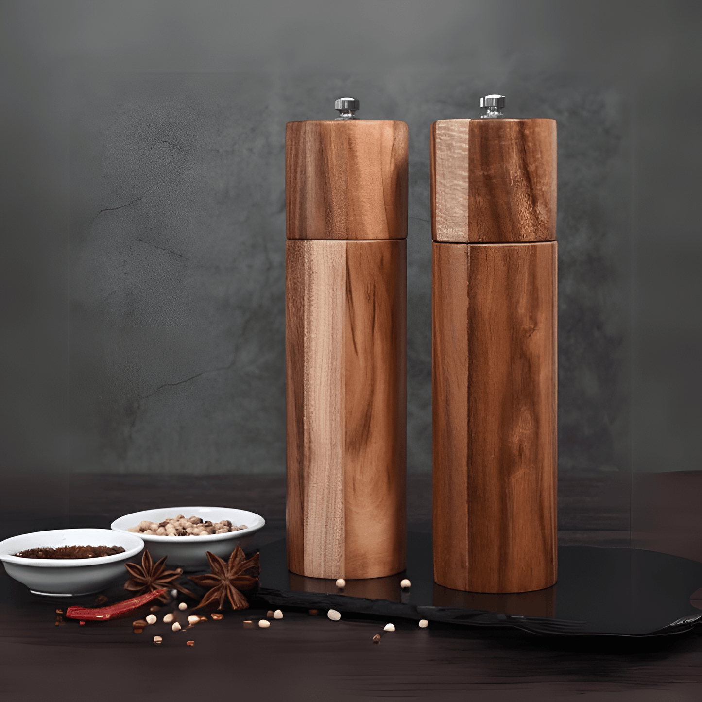The Southern Atelier – Elegant Wooden Spice Grinders for a Stylish Kitchen Accessory - The Southern AtelierSKU_1774883089668_450
