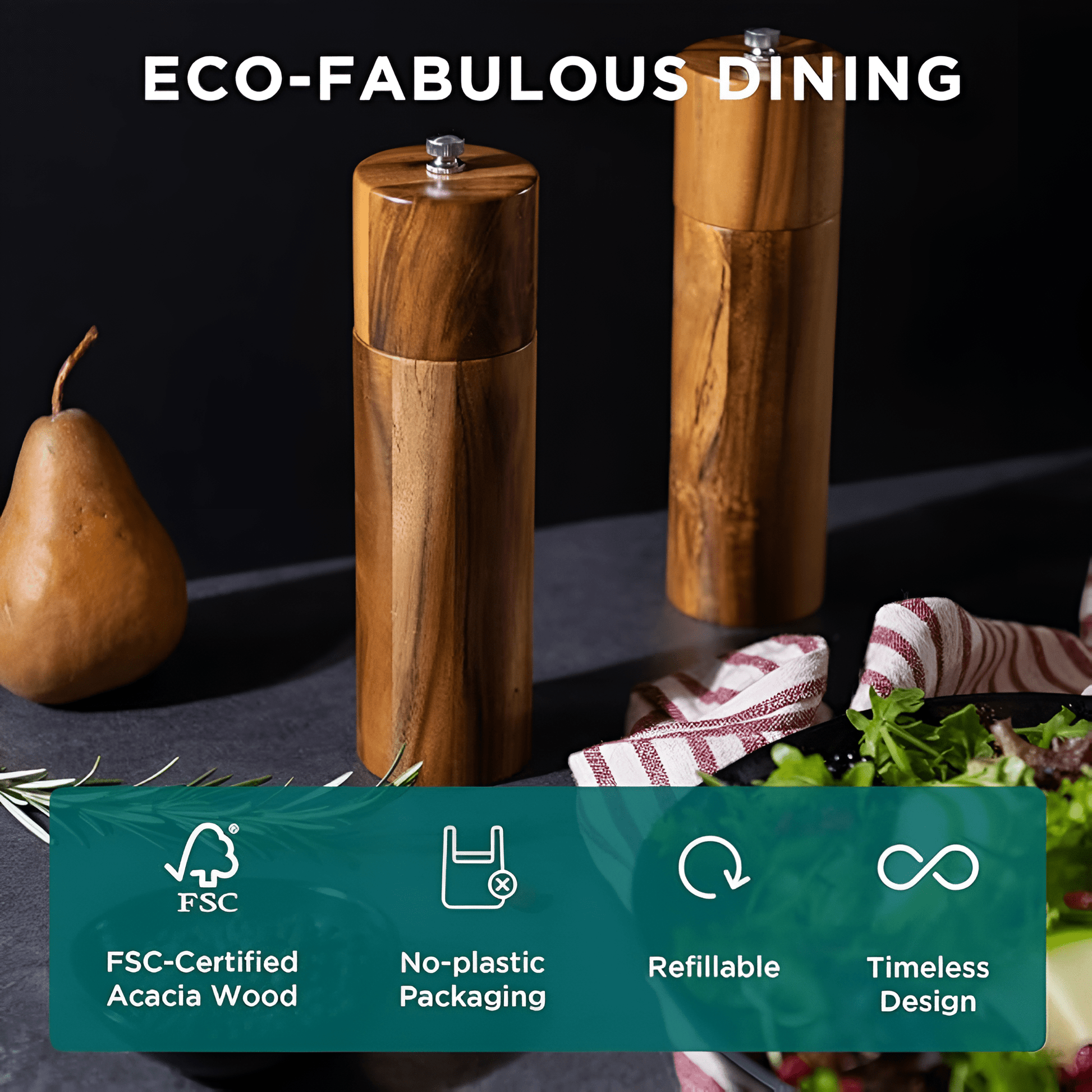 The Southern Atelier – Elegant Wooden Spice Grinders for a Stylish Kitchen Accessory - The Southern AtelierSKU_1774883089668_450