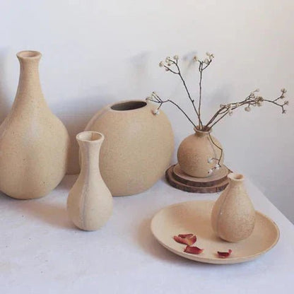 The Southern Atelier – Elegant Wooden Vase in Retro Style for Chic Living Spaces with Timeless Charm - The Southern AtelierSKU_1763119258211_881