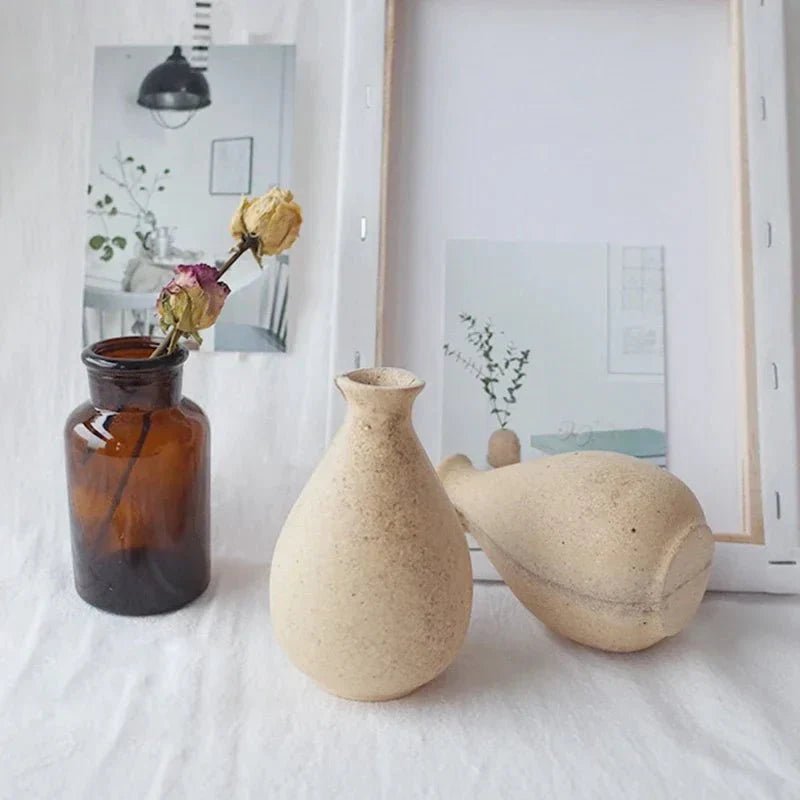 The Southern Atelier – Elegant Wooden Vase in Retro Style for Chic Living Spaces with Timeless Charm - The Southern AtelierSKU_1763119258211_881