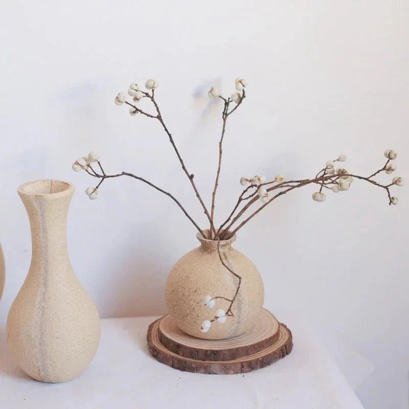 The Southern Atelier – Elegant Wooden Vase in Retro Style for Chic Living Spaces with Timeless Charm - The Southern AtelierSKU_1763119258211_881