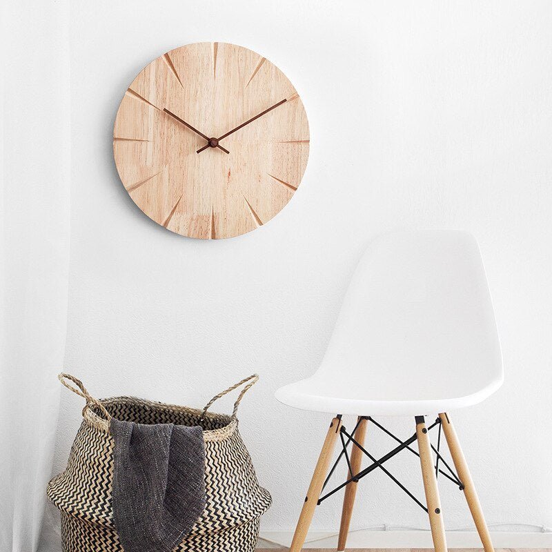 The Southern Atelier – Elegant Wooden Wall Clock for Contemporary Spaces with Timeless Charm - The Southern AtelierSKU_1765807270728_278