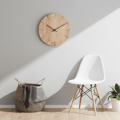 The Southern Atelier – Elegant Wooden Wall Clock for Contemporary Spaces with Timeless Charm - The Southern AtelierSKU_1765807270728_278