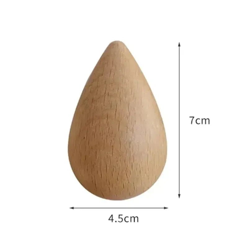 The Southern Atelier – Elegant Wooden Water Drop Wall Hook for Timeless Spaces - The Southern AtelierSKU_1775909194030_904