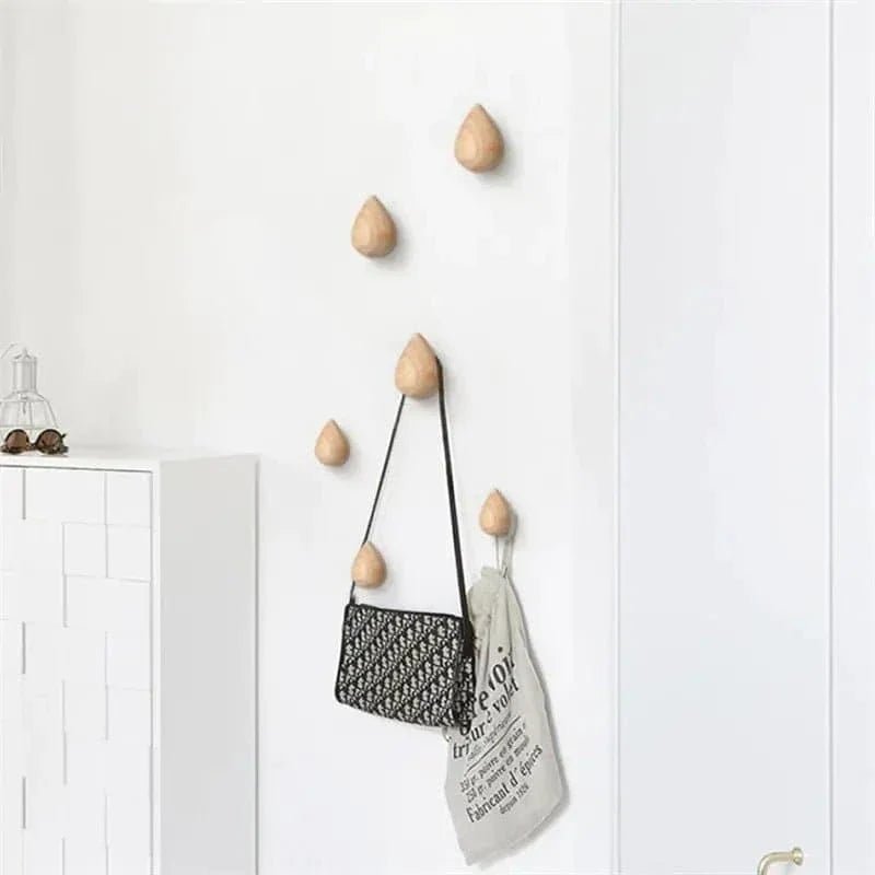 The Southern Atelier – Elegant Wooden Water Drop Wall Hook for Timeless Spaces - The Southern AtelierSKU_1775909194030_904