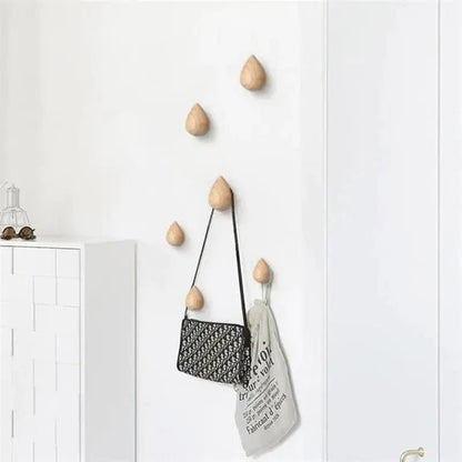 The Southern Atelier – Elegant Wooden Water Drop Wall Hook for Timeless Spaces - The Southern AtelierSKU_1775909194030_904