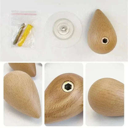 The Southern Atelier – Elegant Wooden Water Drop Wall Hook for Timeless Spaces - The Southern AtelierSKU_1775909194030_904