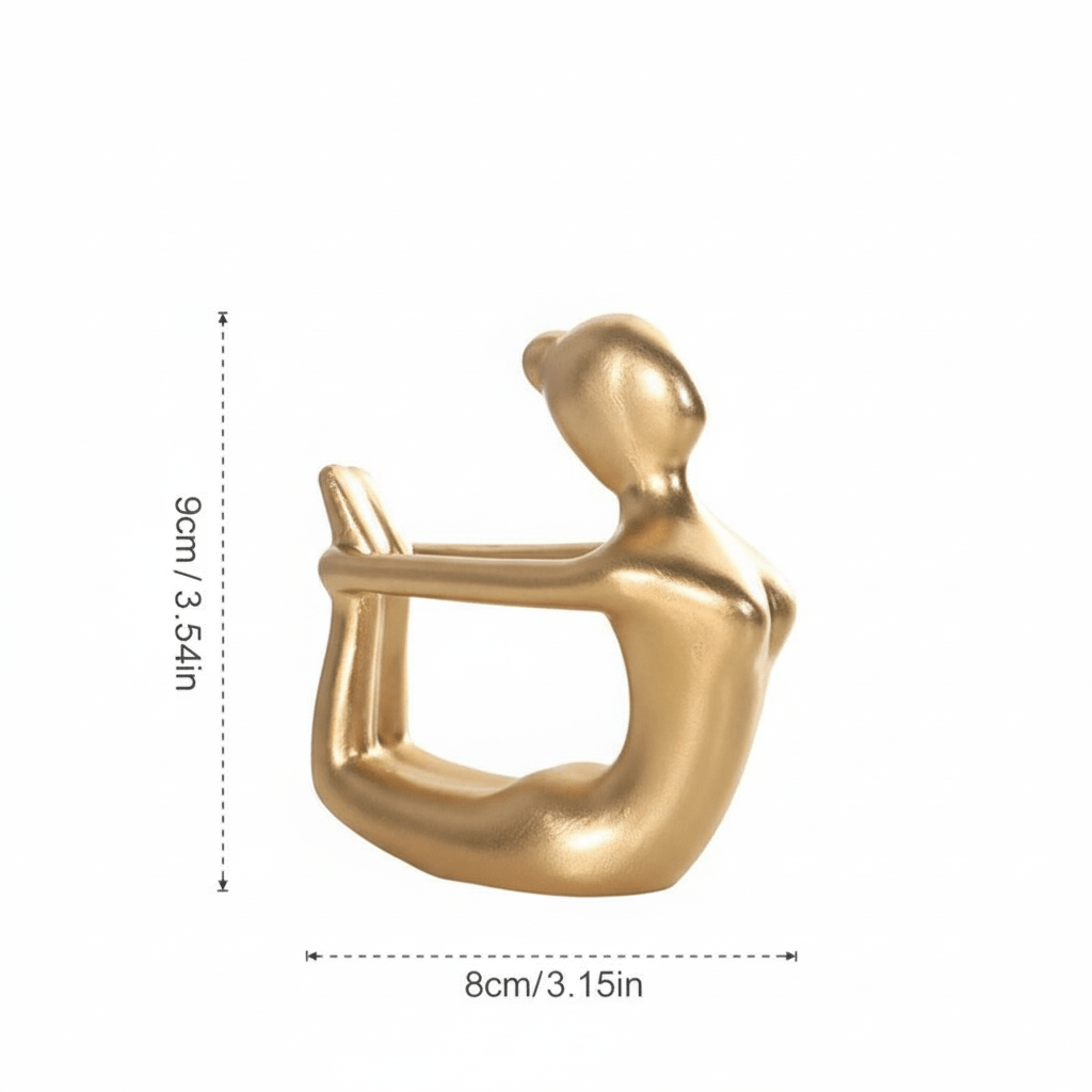 The Southern Atelier – Elegant Yoga Pose Abstract Art for a Minimalist Serene Display - The Southern AtelierSKU_1763119421652_211