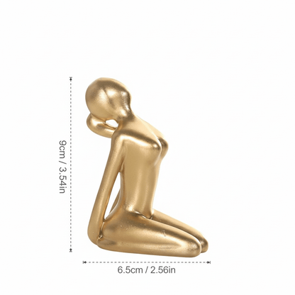 The Southern Atelier – Elegant Yoga Pose Abstract Art for a Minimalist Serene Display - The Southern AtelierSKU_1763119421652_211