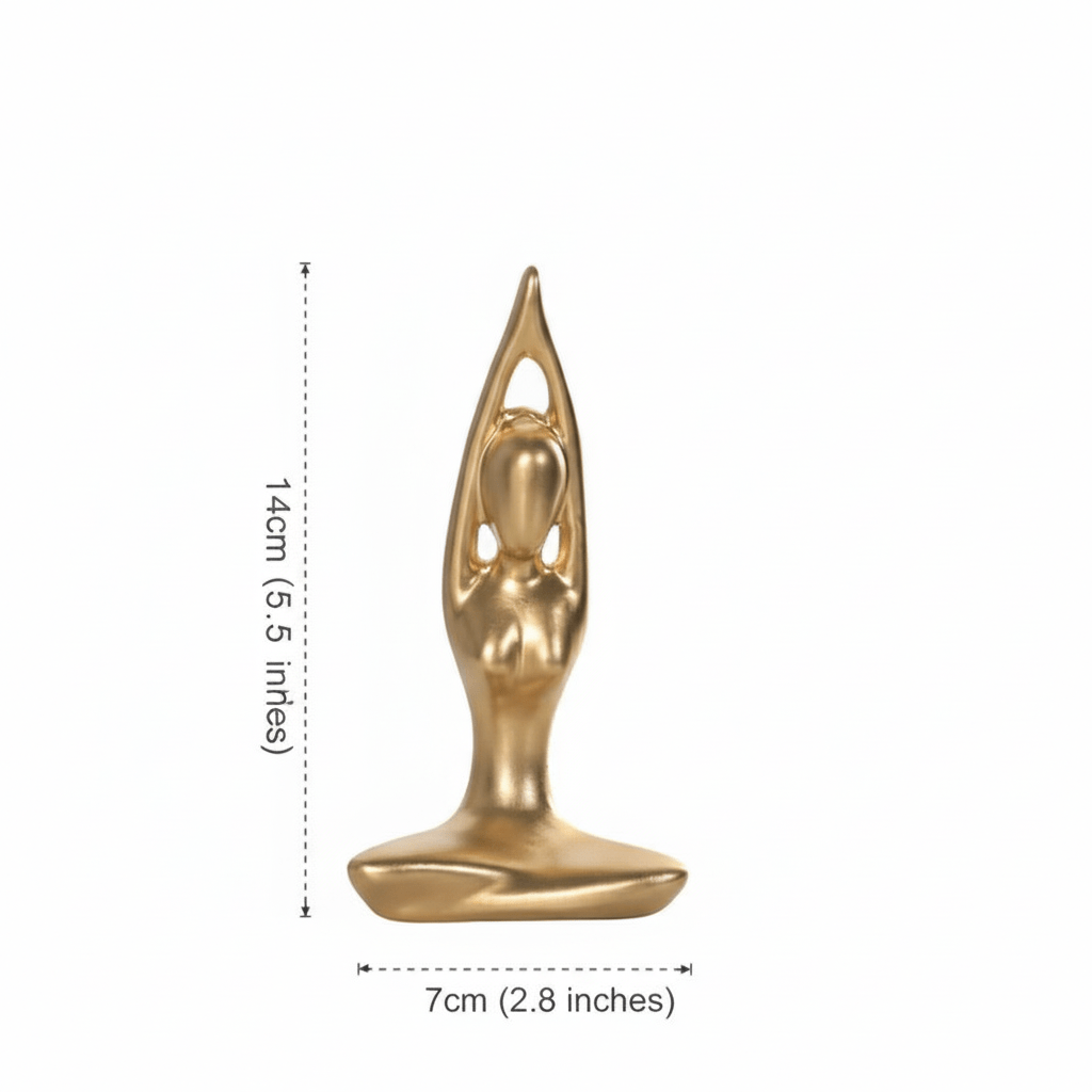 The Southern Atelier – Elegant Yoga Pose Abstract Art for a Minimalist Serene Display - The Southern AtelierSKU_1763119421652_211