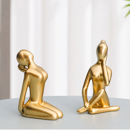 The Southern Atelier – Elegant Yoga Pose Abstract Art for a Minimalist Serene Display - The Southern AtelierSKU_1763119421652_655