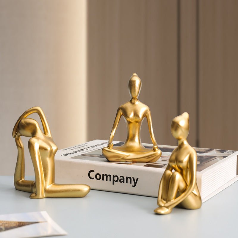 The Southern Atelier – Elegant Yoga Pose Abstract Art for a Minimalist Serene Display - The Southern AtelierSKU_1763119421652_655