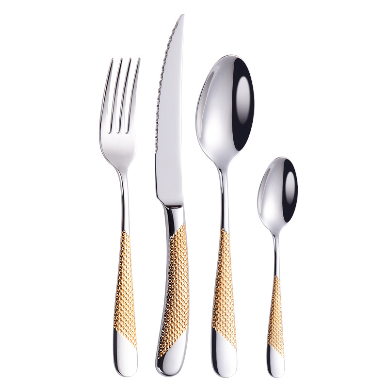 The Southern Atelier – Elegantly Textured Stainless Steel Cutlery Set for a Refined Dining Experience - The Southern AtelierSKU_1763119247773_244