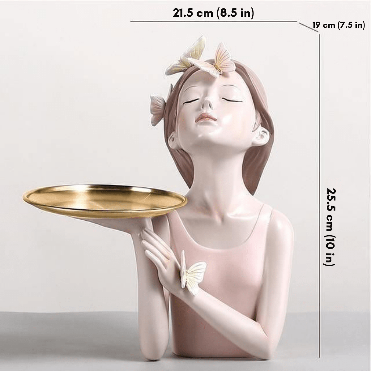 The Southern Atelier – Enchanting Woodland Fairy Sculpture Adorned with Butterflies for a Touch of Charm - The Southern AtelierSKU_1763119341082_267